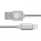 Кабель Lightning для iPhone/iPad/iPod - Coteetci M30i 1.2м, серебристый