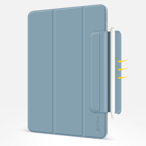 Чехол с держателем для стилуса COTEetCI Magnetic Buckle голубой для iPad mini 6 (61027-MI)