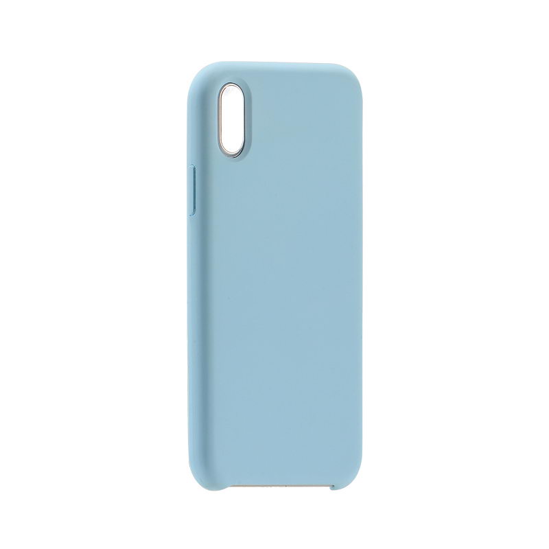 Силіконовий чохол Coteetci блакитний для iPhone X/XS