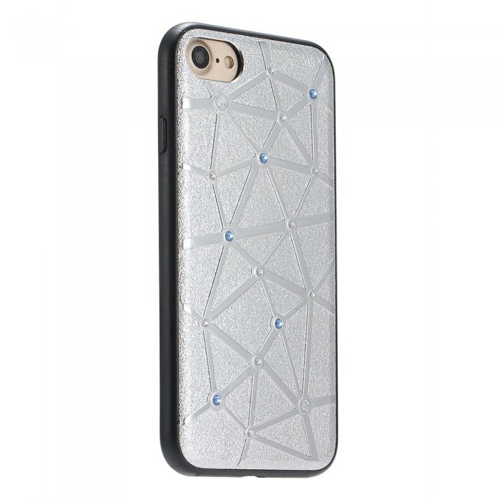 Чохол зі стразами Coteetci Star сріблястий для iPhone 8/7/SE 2020