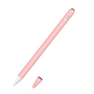 Силиконовый чехол Coteetci Solid розовый для Apple Pencil 2 (CS7082(2-D)-PK)