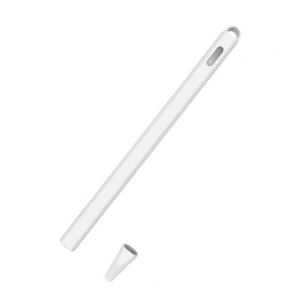 Силиконовый чехол Coteetci Solid белый для Apple Pencil 2 (CS7082(2-D)-WH)