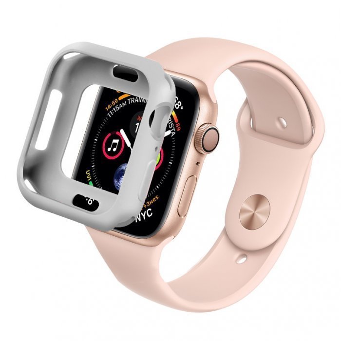 Силіконовий чохол Coteetci TPU Case сірий для Apple Watch 4/5/6/SE 40mm Силіконовий чохол Coteetci TPU Case сірий для Apple Watch 4/5/6/SE 40mm