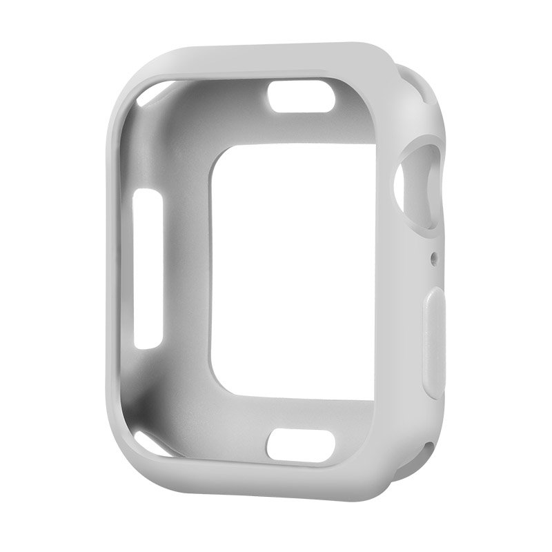 Силіконовий чохол Coteetci TPU Case сірий для Apple Watch 4/5/6/SE 40mm