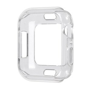 Силиконовый чехол Coteetci TPU Case прозрачный для Apple Watch 4/5/6/SE 44mm