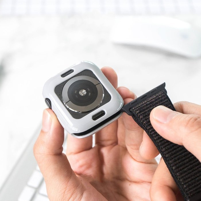 Силіконовий чохол Coteetci TPU Case сірий для Apple Watch 4/5/6/SE 40mm Силіконовий чохол Coteetci TPU Case сірий для Apple Watch 4/5/6/SE 40mm
