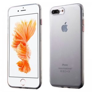 Ультратонкий чехол Coteetci розовое золото + прозрачный для iPhone 8/7/SE 2020