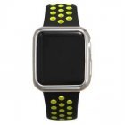 Силіконовий чохол Coteetci сріблястий для Apple Watch 3/2 42мм