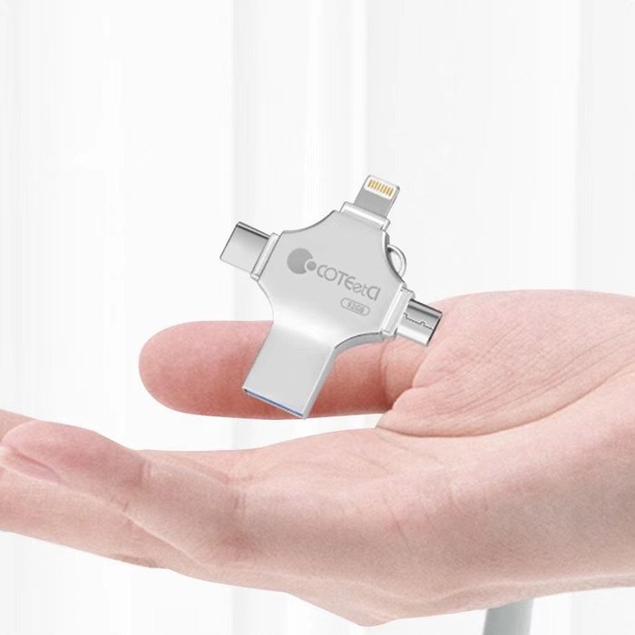 Флеш память COTEetCI U70 USB 3.0 128Gb золотая