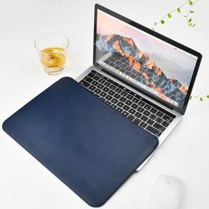 Чехол COTEetCI Ultra-thin PU синий для Macbook 15"