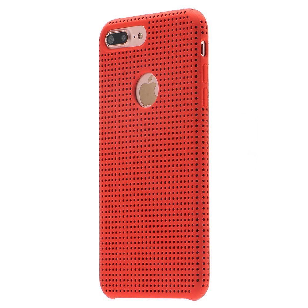 Перфорированный чехол Coteetci Vogue красный для iPhone 8 Plus/7 Plus