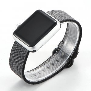 Нейлоновый ремешок COTEetCI W11 черный для Apple Watch 42/44/45/49 мм