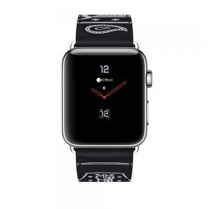 Шкіряний ремінець COTEetCI W13 чорний для Apple Watch 38/40/41 мм