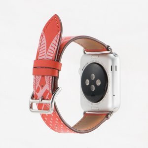 Шкіряний ремінець COTEetCI W13 червоний для Apple Watch 42/44/45/49 мм