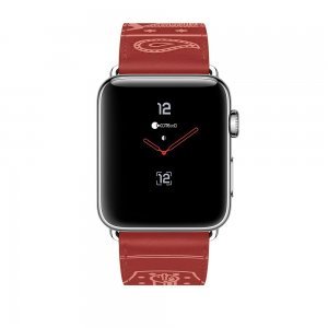 Шкіряний ремінець COTEetCI W13 червоний для Apple Watch 42/44/45/49 мм