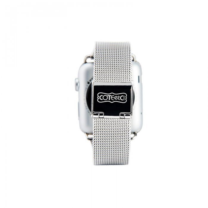 Ремешок для Apple Watch 38/40 мм - Coteetci W2 серебристый Ремешок для Apple Watch 38/40 мм - Coteetci W2 серебристый