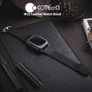 Ремешок COTEetCI W22 Premier черный для Apple Watch 42/44/45/49mm