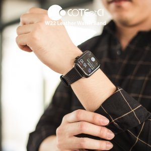 Ремешок COTEetCI W22 Premier черный для Apple Watch 42/44/45/49mm