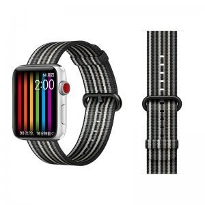 Ремінець COTEetCI W30 Rainbow чорний для Apple Watch 42 / 40mm