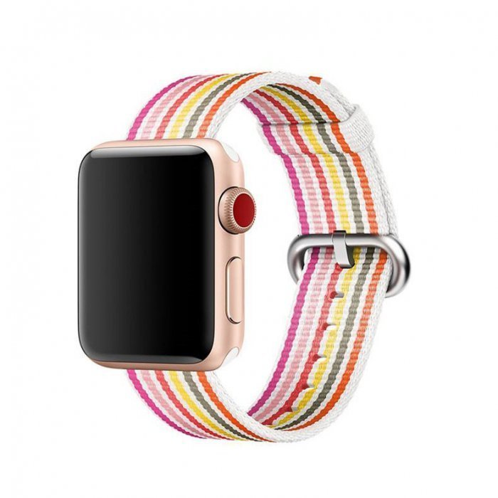 Ремешок COTEetCI W30 Rainbow розовый для Apple Watch 38/40/41mm