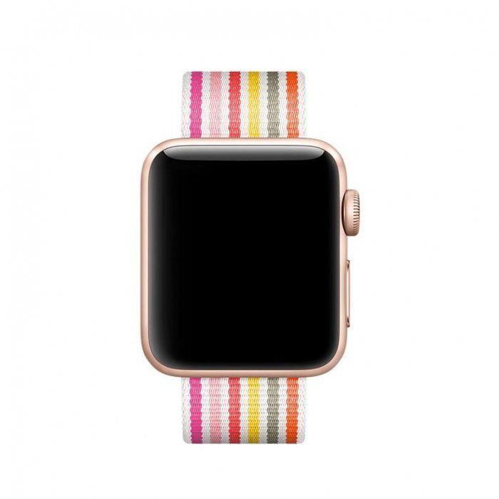 Ремешок COTEetCI W30 Rainbow розовый для Apple Watch 38/40/41mm