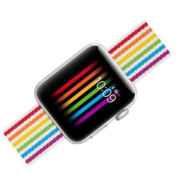 Ремешок COTEetCI W30 Rainbow разноцветный для Apple Watch 38/40/41mm