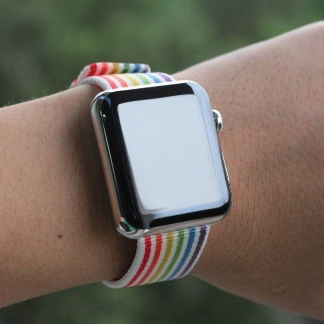 Ремешок COTEetCI W30 Rainbow разноцветный для Apple Watch 38/40/41mm