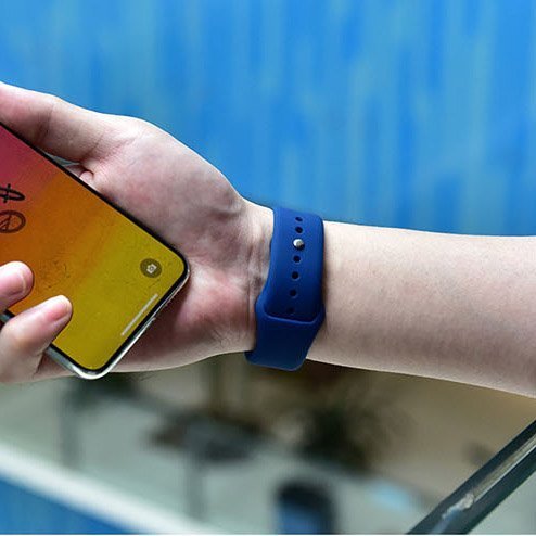 Ремешок COTEetCI W42 Silicone Band синий для Samsung Gear S3 22mm