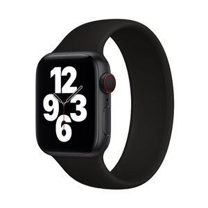 Силіконовий ремінець COTEetCI W58 чорний для Apple Watch 38/40/41mm (135)
