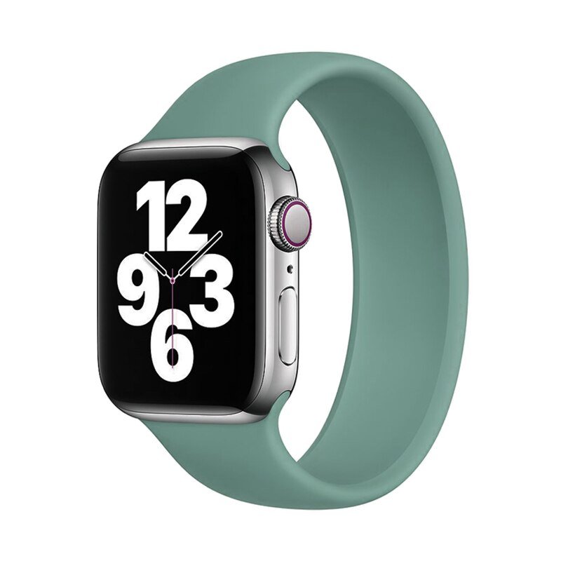 Силіконовий ремінець COTEetCI W58 зелений для Apple Watch 38/40/41mm (150)