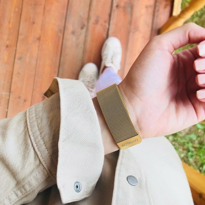 Ремінець Coteetci W6 золотий для Apple Watch 42/44/45/49 мм