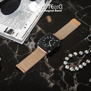 Ремешок Coteetci W6 розовое золото для Apple Watch 38/40/41 мм