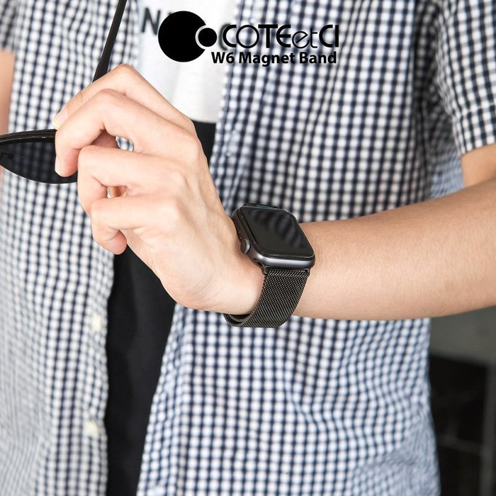 Ремінець Coteetci W6 чорний для Apple Watch 38/40/41 мм