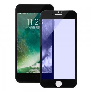 Защитное стекло для Apple iPhone 7 - Coteetci 3D Nano 0.15mm, Blue-Ray черный + прозрачный
