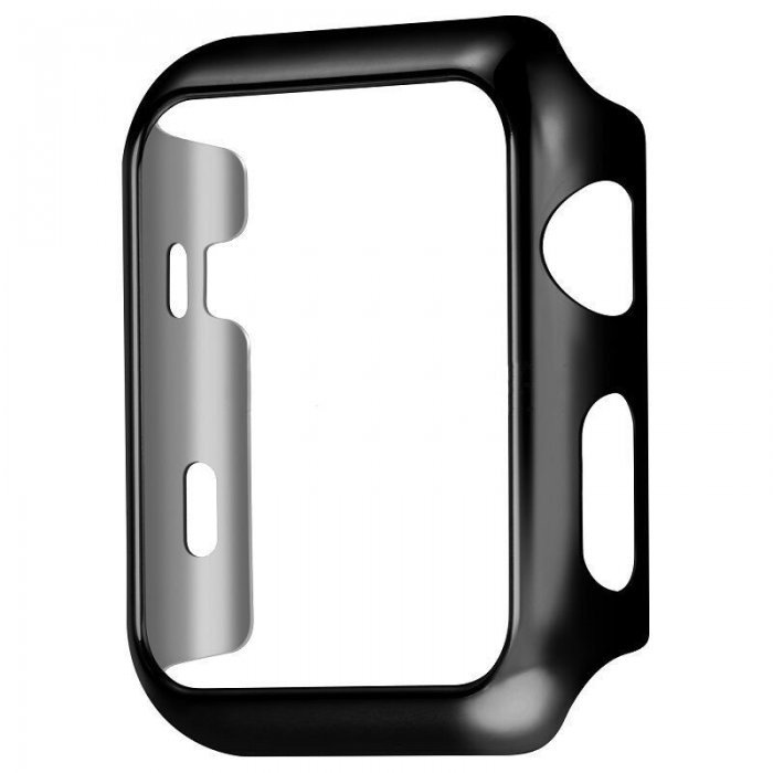 Пластиковый чехол Coteetci черный для Apple Watch 42мм (Серии 1-3)