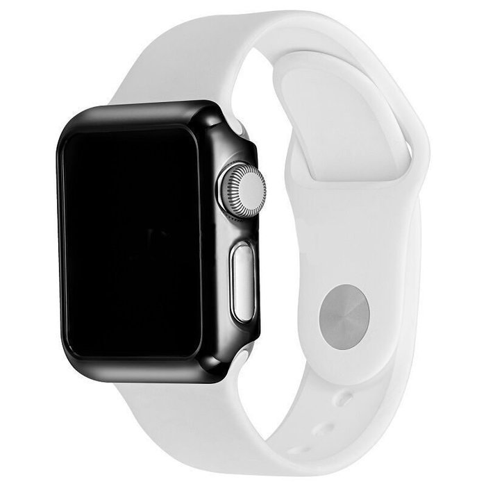 Ультратонкий чехол Coteetci черный для Apple Watch 2 38мм