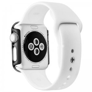Ультратонкий чехол Coteetci черный для Apple Watch 2 42мм