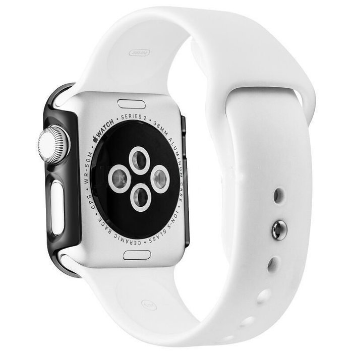 Ультратонкий чехол Coteetci черный для Apple Watch 2 42мм