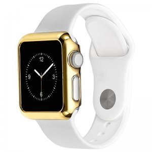 Ультратонкий чохол Coteetci золотий для Apple Watch 2 42мм