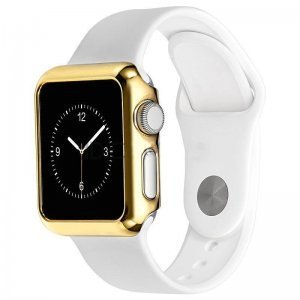 Ультратонкий чохол Coteetci золотий для Apple Watch 2 38мм