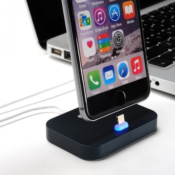 Док-станция для Apple iPhone - Coteetci Base12 черная Док-станция для Apple iPhone - Coteetci Base12 черная