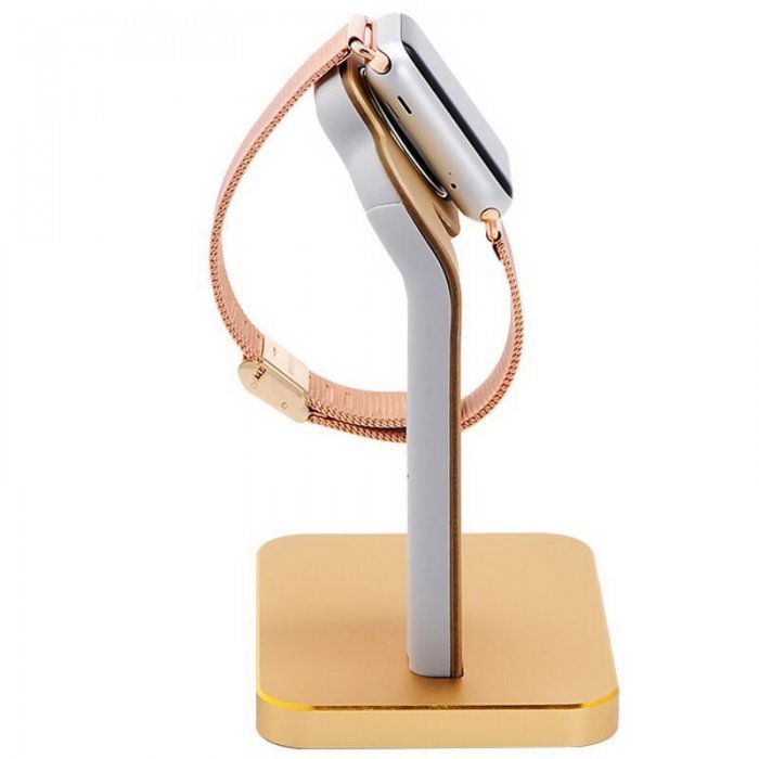 Док-станция Coteetci Base4 золотистая для Apple Watch