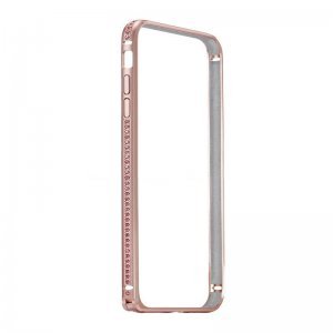 Бампер со стразами Coteetci Diamond розовое золото для iPhone 7 Plus/8 Plus