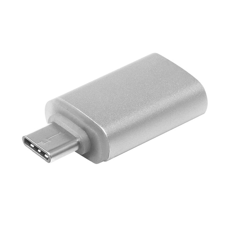 Перехідник COTEetCI із USB на micro-USB сріблястий