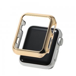 Чехол-накладка Coteetci золотистая для Apple Watch 42мм/44мм