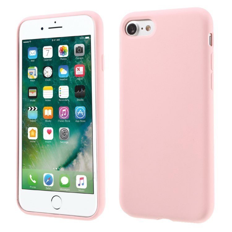 Силіконовий чохол Coteetci Silicone рожевий для iPhone 8/7/SE 2020