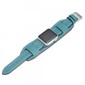 Ремешок Coteetci W10 Hermes голубой для Apple Watch 38/40/41 мм