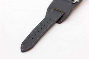 Ремешок Coteetci W10 Hermes темно-серый для Apple Watch 38/40/41 мм