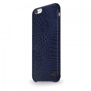 Ультратонкий чехол CaseStudi Croco синий для iPhone 8 Plus/7 Plus