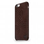 Ультратонкий чехол CaseStudi Croco коричневый для iPhone 8 Plus/7 Plus